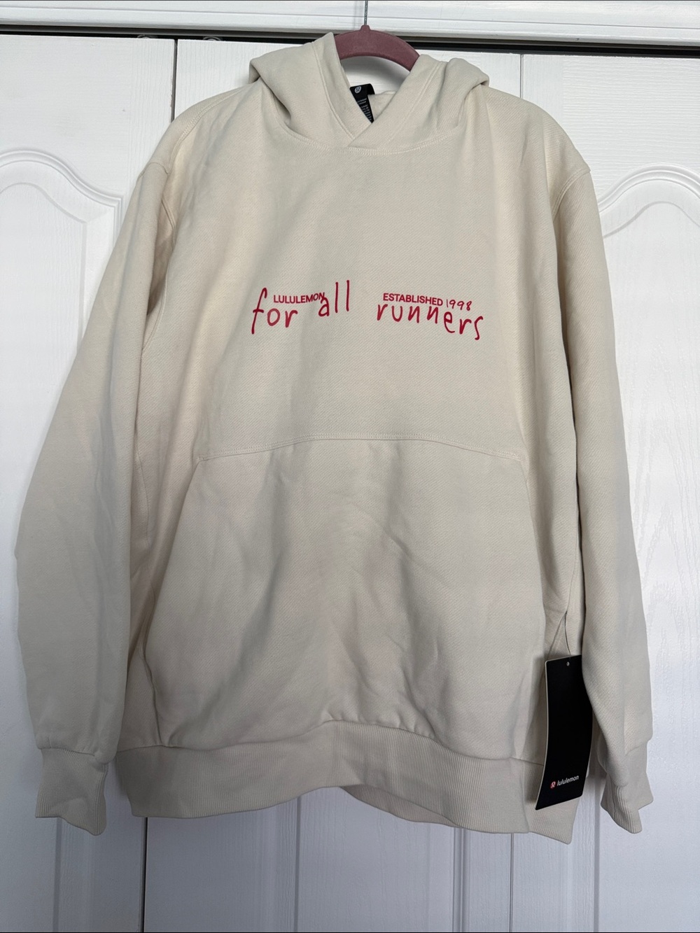 lululemon athletica Men's Steady State Pullover Hoodie in Light Ivory